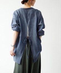 Jines（ジネス）の「シアーデニムシャツ（シャツ/ブラウス）」