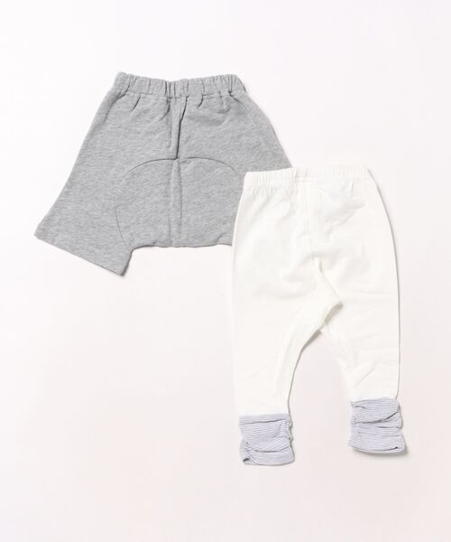 RAGMART(ラグマート)の「半パンツ+レギンスセット(その他パンツ・キッズ・ストライプ/その他/グレー・80cm/90cm/70cm)」の4枚目の写真