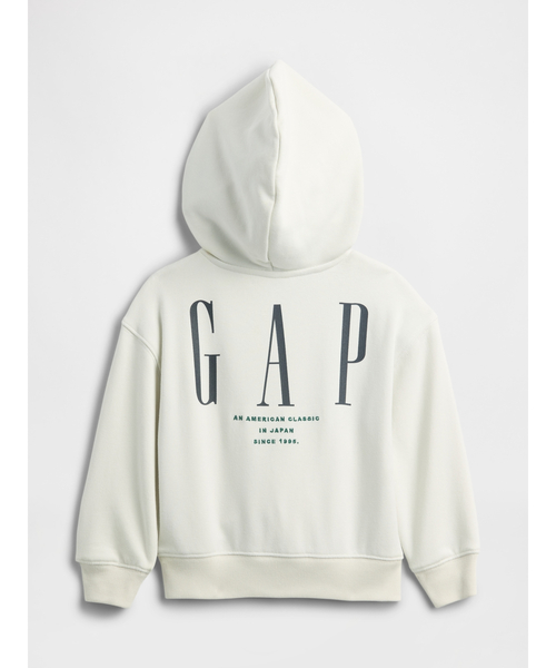 GAP(ギャップ)の「30th アニバーサリー ヴィンテージソフト GAPロゴ ジップアップパーカー (幼児・ベビー)(パーカー・キッズ・ライトグレー/ネイビー/オフホワイト・105cm/110cm/70cm/80cm/90cm/95cm/100cm)」の11枚目の写真