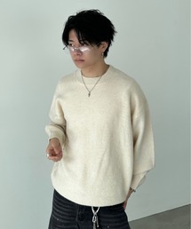 ADAMASTE | Soft Touch Crew Neck Knit - ソフトタッチクルーネックニット(ニット/セーター)