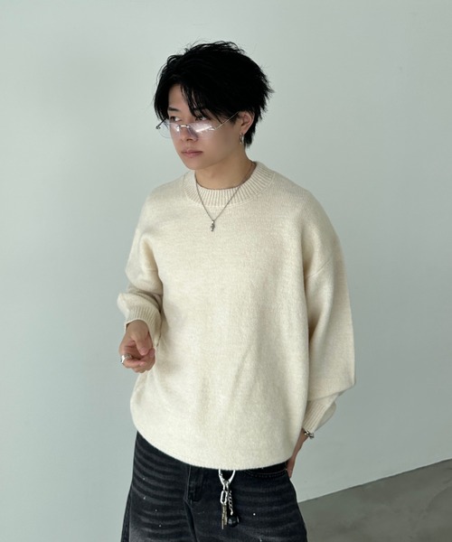 1999ss STONE  クルーネックニット 初期 archive soft touch crew neck knit - ソフトタッチクルーネックニット（ニット