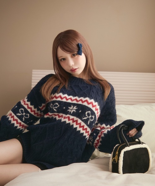 セール】ノルディックリボンニット（ニット/セーター）｜TITTY&CO