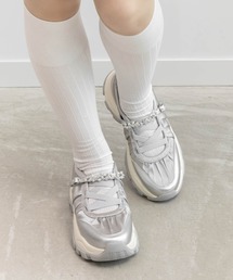 スニーカー（シルバー/銀色系・ビジュー）ファッション通販 - ZOZOTOWN