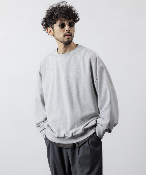 セール】Firsthand/ファーストハンド 配色 リラックスフィット クルー