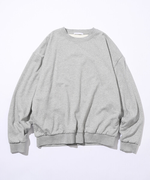 Firsthand(ファーストハンド)の「Firsthand/ファーストハンド 配色 リラックスフィット クルーネックスウェット / ダブルフェイス(スウェット・メンズ・グレー/チャコールグレー/ブラック・M/L)」の21枚目の写真