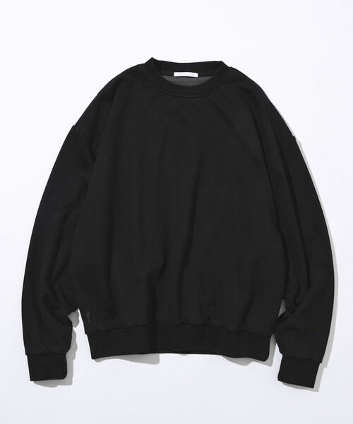 Firsthand(ファーストハンド)の「Firsthand/ファーストハンド 配色 リラックスフィット クルーネックスウェット / ダブルフェイス(スウェット・メンズ・グレー/チャコールグレー/ブラック・M/L)」の1枚目の写真