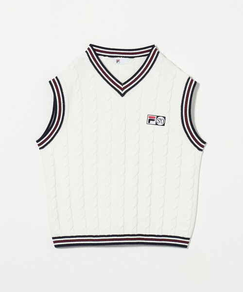 ＜FILA×S2O×BEAUTY&YOUTH＞チルデンニット ベスト