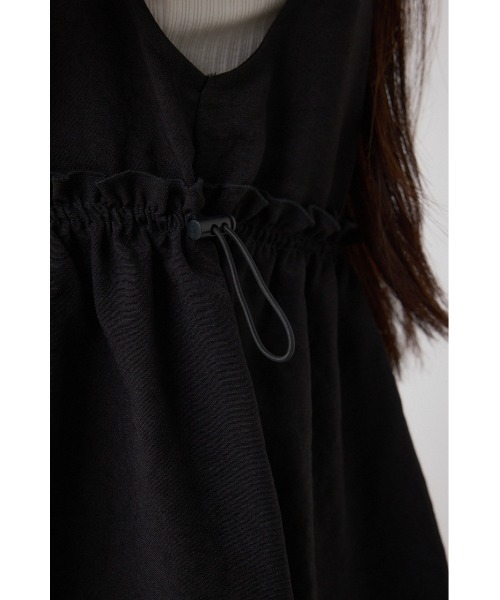 セール】ジップペプラムサイドドロストベスト（ベスト）｜AZUL BY