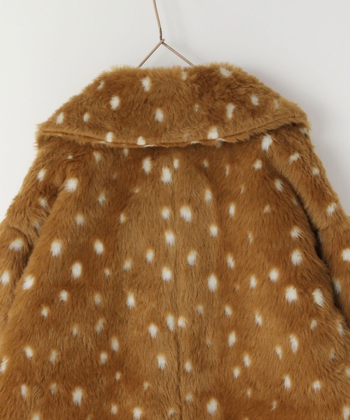 LOWRYS FARM(ローリーズファーム)の「ファーブルゾン 491288(ライダースジャケット・キッズ・ブラウン・110cm/120cm/130cm/140cm/150cm)」の10枚目の写真