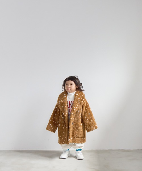 LOWRYS FARM(ローリーズファーム)の「ファーブルゾン 491288(ライダースジャケット・キッズ・ブラウン・110cm/120cm/130cm/140cm/150cm)」の15枚目の写真