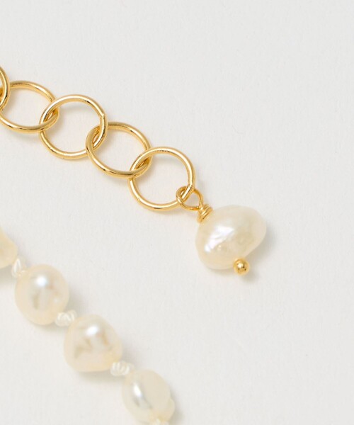 Causerie(コズリ)の「<Causerie>淡水パール ショートネックレス(ネックレス・レディース・オフホワイト・FREE)」の6枚目の写真