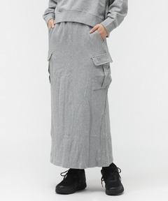 ブランド古着】サスペンダー付きミリタリーロングスカート（スカート