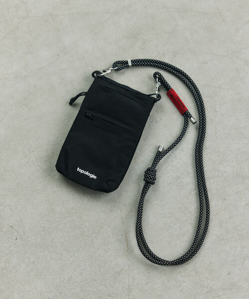 Topologie(トポロジー)の「Topologie/トポロジー Phone Sacoche フォンサコッシュ 【バッグ単体】(ショルダーバッグ・メンズ・ブラック/オリーブ・ONE SIZE)」の22枚目の写真