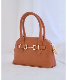 LANTINAM（ランティナム）の「ラウンドミニボストンバッグ（ハンドバッグ）」