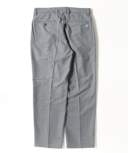 penguin BY MUNSINGWEAR（ペンギン バイ マンシングウェア）の「【STYLE M1A-2】STRETCH WOOL　２タックウールパンツ ゴルフウェア（スラックス・メンズ・グレー・M/L/XL）」の10枚目の写真