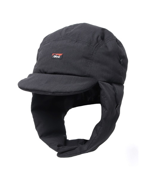NANGA(ナンガ)の「NANGA/ナンガHINOC RIPSTOP DOWN EAR FLAP CAP キャップ(キャップ・メンズ・ライトブルー/ベージュ/カーキ/ブラック・FREE)」の6枚目の写真