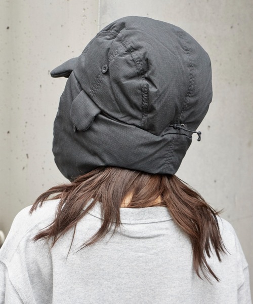 NANGA(ナンガ)の「NANGA/ナンガHINOC RIPSTOP DOWN EAR FLAP CAP キャップ(キャップ・メンズ・ライトブルー/ベージュ/カーキ/ブラック・FREE)」の17枚目の写真