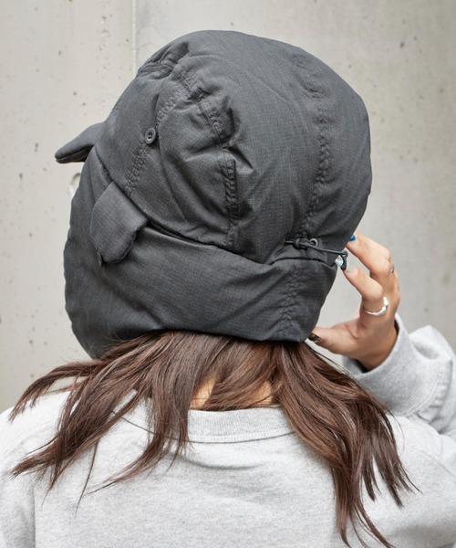 NANGA(ナンガ)の「NANGA/ナンガHINOC RIPSTOP DOWN EAR FLAP CAP キャップ(キャップ・メンズ・ライトブルー/ベージュ/カーキ/ブラック・FREE)」の18枚目の写真