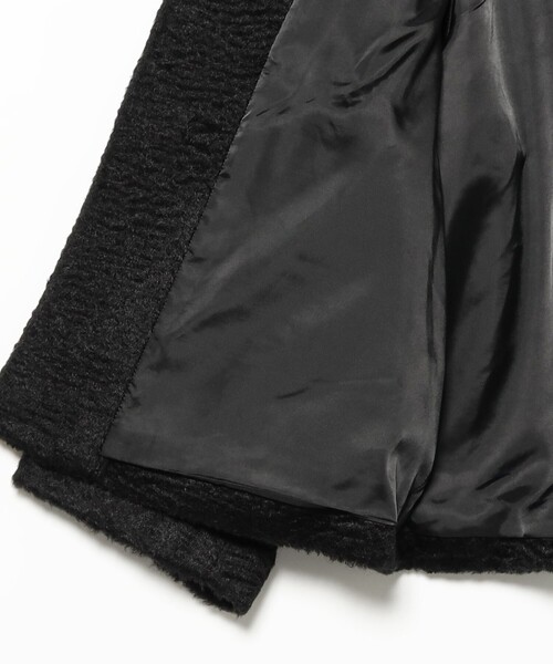 Ray BEAMS（レイビームス）の「シャギー トグルボタン ハーフ コート（その他アウター・レディース・アイボリー/ブラック・1/0）」の19枚目の写真