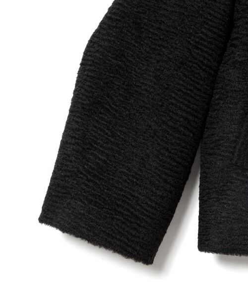 Ray BEAMS（レイビームス）の「シャギー トグルボタン ハーフ コート（その他アウター・レディース・アイボリー/ブラック・1/0）」の22枚目の写真