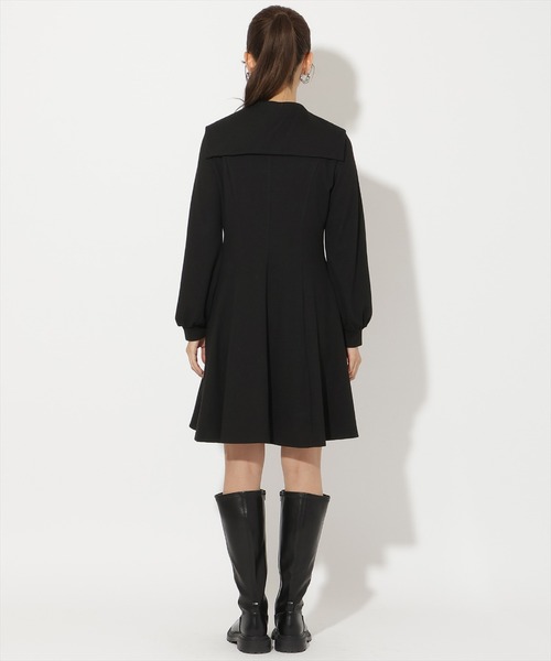 AND COUTURE（アンドクチュール）の「センターZIPミニワンピース（ワンピース・レディース・ブラウン/チャコールグレー/ブラック/ダークブラウン・FREE）」の19枚目の写真
