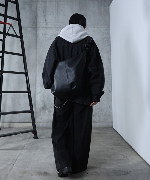 Confirm(コンファーム)の「AW ダブルポケット スタッズ リベット フルジップパーカー ビッグシルエット メンズ レディース ユニセックス 【Confirm】(パーカー・メンズ・ネイビー/杢グレー/ブラック・M/L)」の12枚目の写真