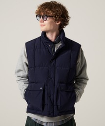 ぽぽ様　Eddie Bauer フード付きダウンベスト ネイビーエディーバウアー ぽぽ様 Eddie Bauer フード付きダウンベスト ネイビーエディー
