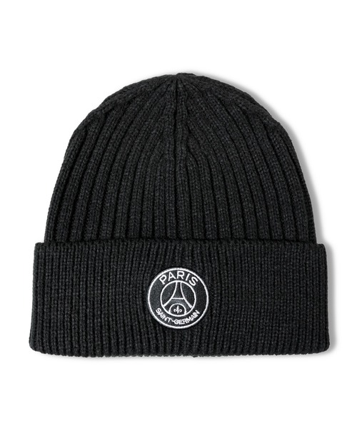 PARIS SAINT-GERMAIN（パリサンジェルマン）の「PSG_ニットCAP（ニットキャップ/ビーニー・メンズ・ブラック/ライトベージュ・FREE）」の2枚目の写真