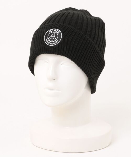PARIS SAINT-GERMAIN（パリサンジェルマン）の「PSG_ニットCAP（ニットキャップ/ビーニー・メンズ・ブラック/ライトベージュ・FREE）」の5枚目の写真