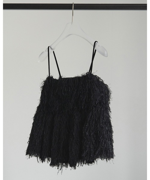 今日のみ値下げアンヌーク★完売Backopen Feather Camisole Backopen Feather Camisole（キャミソール）｜anuke（アンヌーク