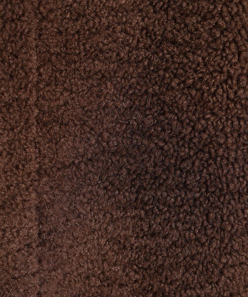 N.（N. Natural Beauty Basic）（エヌエヌナチュラルビューティーベーシック）の「ノーカラーボアブルゾン（ブルゾン・レディース・ブラウン/イエロー/オフホワイト・MEDIUM/SMALL）」の16枚目の写真