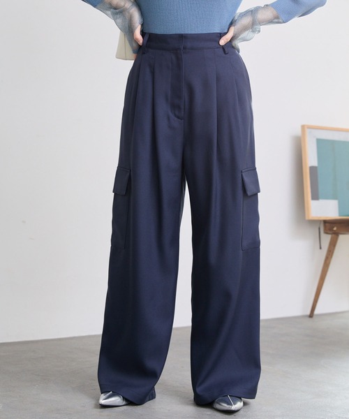 ※MomochMARK&LONA パンツ nude:masahiko maruyama - Patched Drop-Crotch 2Tuck Pants