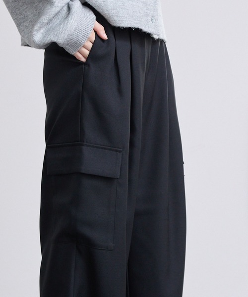 パン子ですm(_ _)m センタープレス ワイドパンツ（パンツ）｜CYCLAS（シクラス