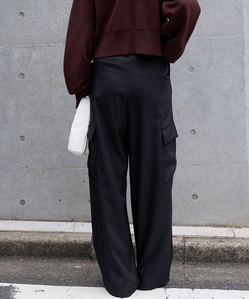 2タック ワイドカーゴ タックスラックスパンツ MONO-MART│MONO-MART
