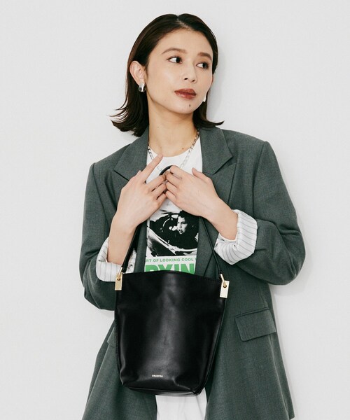 UNTITLED（アンタイトル）の「【ORSETTO】 RACCOLTO ワンハンドルバッグ（ハンドバッグ・レディース・ブラック/ボルドー・00）」の11枚目の写真