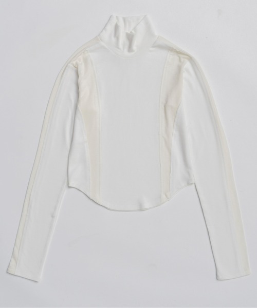 MAISON SPECIAL(メゾンスペシャル)の「Angel Wool Turtleneck Tops / エンジェルウールタートルネックカットソー(Tシャツ/カットソー・レディース・ブラック/チャコールグレー/ピンク/ホワイト・FREE)」の12枚目の写真