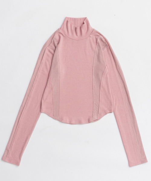 MAISON SPECIAL(メゾンスペシャル)の「Angel Wool Turtleneck Tops / エンジェルウールタートルネックカットソー(Tシャツ/カットソー・レディース・ブラック/チャコールグレー/ピンク/ホワイト・FREE)」の11枚目の写真