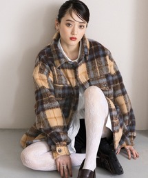 RAGEBLUE | シャギーチェックBIG CPOジャケット(ブルゾン)