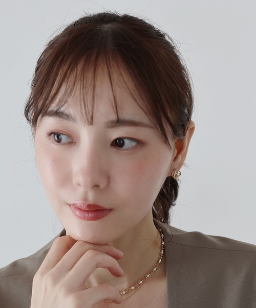 BLUEEAST（ブルーイースト）の「パールモチーフピアス / ニッケルフリー（ピアス（両耳用）・レディース・シルバー/ゴールド・FREE）」の6枚目の写真