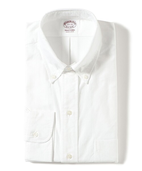 BROOKS BROTHERS（ブルックスブラザーズ）の「【別注】Brooks Brothers / オックスフォード ポロカラーシャツ（シャツ/ブラウス・メンズ・サックスブルー/ホワイト・16.5/15.5/14.5/16/15 ）」の3枚目の写真