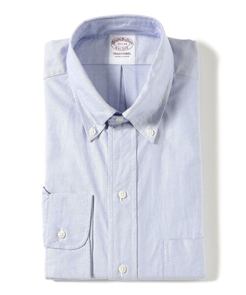 BROOKS BROTHERS（ブルックスブラザーズ）の「【別注】Brooks Brothers / オックスフォード ポロカラーシャツ（シャツ/ブラウス・メンズ・サックスブルー/ホワイト・16.5/15.5/14.5/16/15 ）」の7枚目の写真