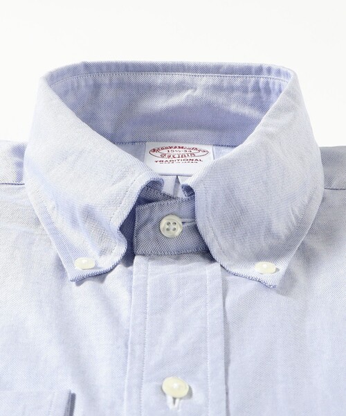 BROOKS BROTHERS（ブルックスブラザーズ）の「【別注】Brooks Brothers / オックスフォード ポロカラーシャツ（シャツ/ブラウス・メンズ・サックスブルー/ホワイト・16.5/15.5/14.5/16/15 ）」の9枚目の写真