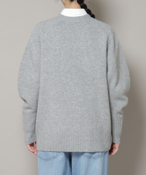 セール】AQUAウールカシミヤVネックカーディガン（カーディガン/ボレロ