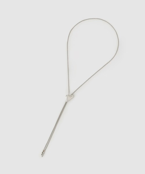 allureville（アルアバイル）の「ハートモチーフループタイネックレス（ネックレス・レディース・シルバー/ゴールド・FREE）」の8枚目の写真