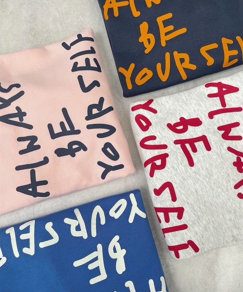 ABYS(アビス)の「配色ロゴプリント裏毛スウエット(スウェット・レディース・ライトピンク/グレー/ブルー/ネイビー・FREE)」の19枚目の写真