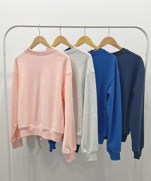 ABYS(アビス)の「配色ロゴプリント裏毛スウエット(スウェット・レディース・ライトピンク/グレー/ブルー/ネイビー・FREE)」の12枚目の写真