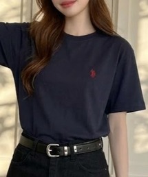 【U.S. POLO ASSN.】接触冷感 クルーネック Tシャツ