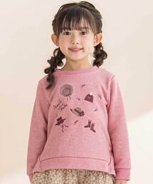 Noeil aime BeBe（ノイユエイムベベ）の「ラメ裏毛裾フリルトレーナー(80~130cm)（スウェット）」