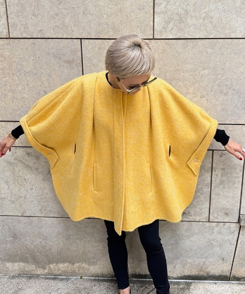 JENNE(ジェンヌ)の「ウールシルクマルチウェイコート(その他アウター・レディース・グレー/ブルー/イエロー・FREE)」の11枚目の写真