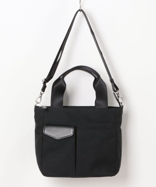 U by Ungaro（ユーバイウンガロ）の「U by ungaro(ユーバイウンガロ)　ルイ　2WAYトート（トートバッグ・レディース・ベージュ/ブラック/ブルーグレー・FREE）」の2枚目の写真